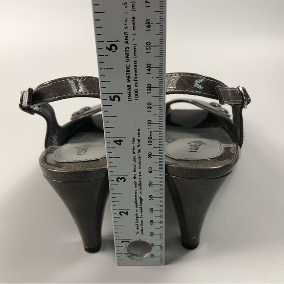 East5th Women’s Slingback Peep Toe Pumps Size 7M - Picture 7 of 9